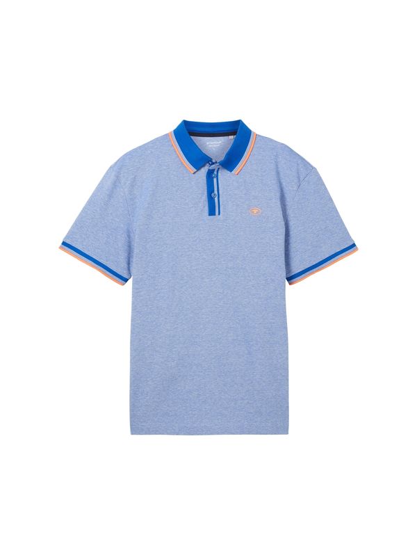 TOM TAILOR TOM TAILOR Тениска  синьо / гълъбово синьо / кайсия / бяло