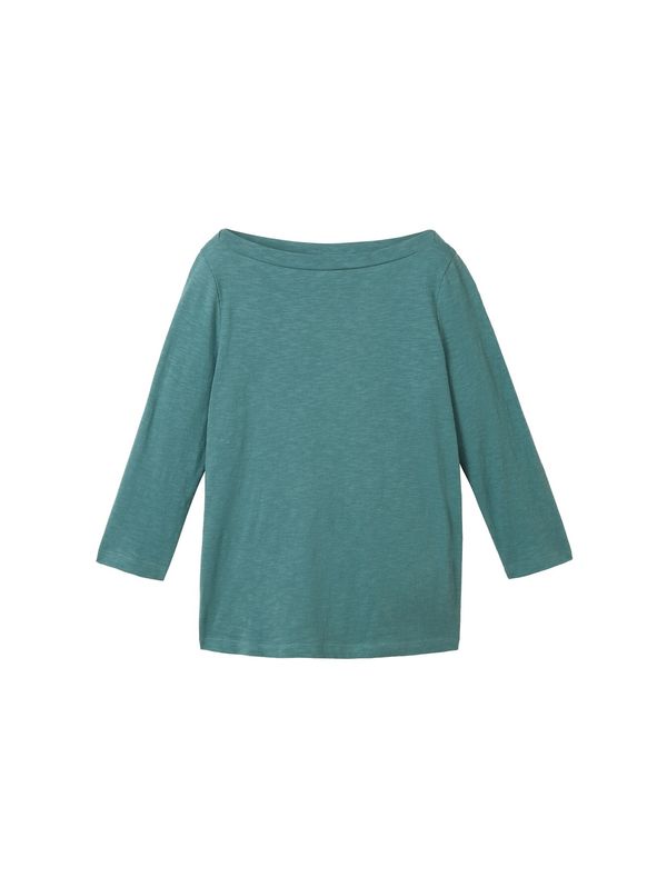 TOM TAILOR TOM TAILOR Тениска  смарагдово зелено