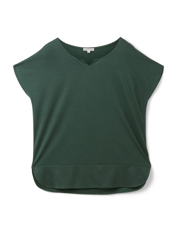 TOM TAILOR TOM TAILOR Тениска  тъмнозелено