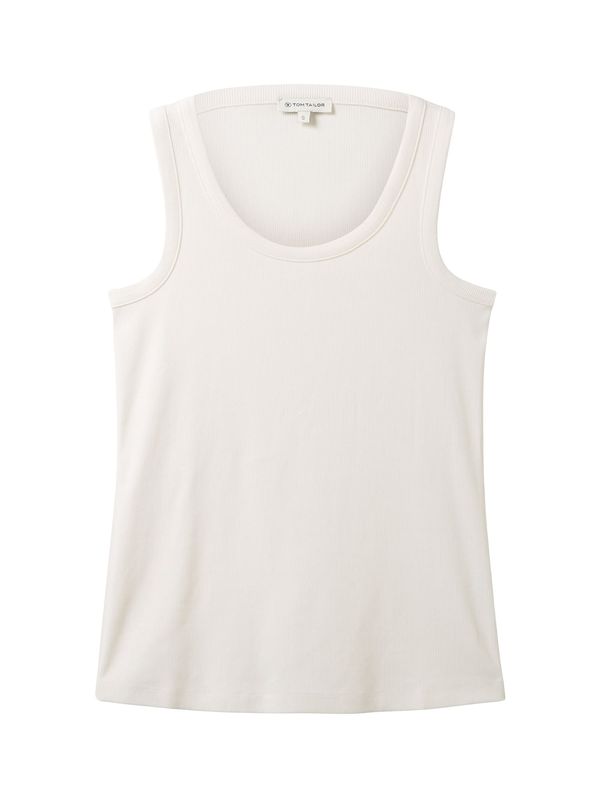TOM TAILOR TOM TAILOR Топ  бяло