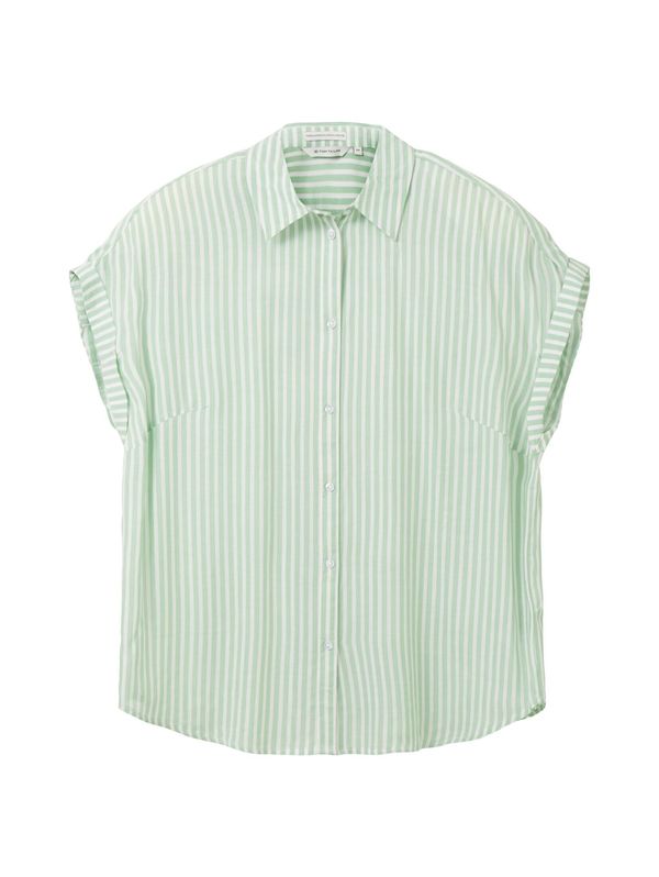 Tom Tailor Women + Tom Tailor Women + Блуза  мента / бяло