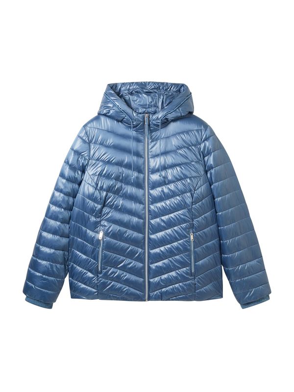 Tom Tailor Women + Tom Tailor Women + Преходно яке  опушено синьо