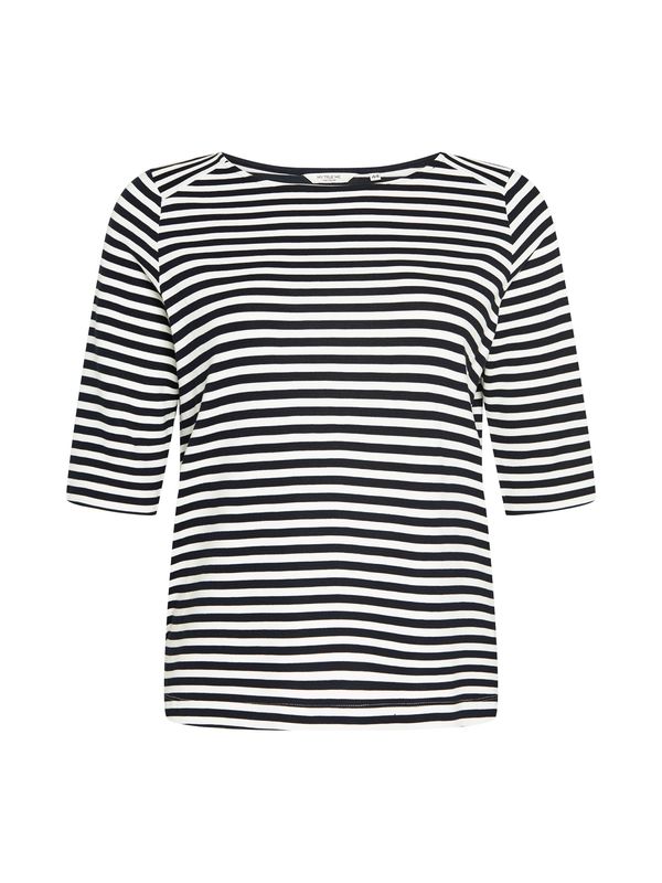 Tom Tailor Women + Tom Tailor Women + Суичър  нейви синьо / бяло