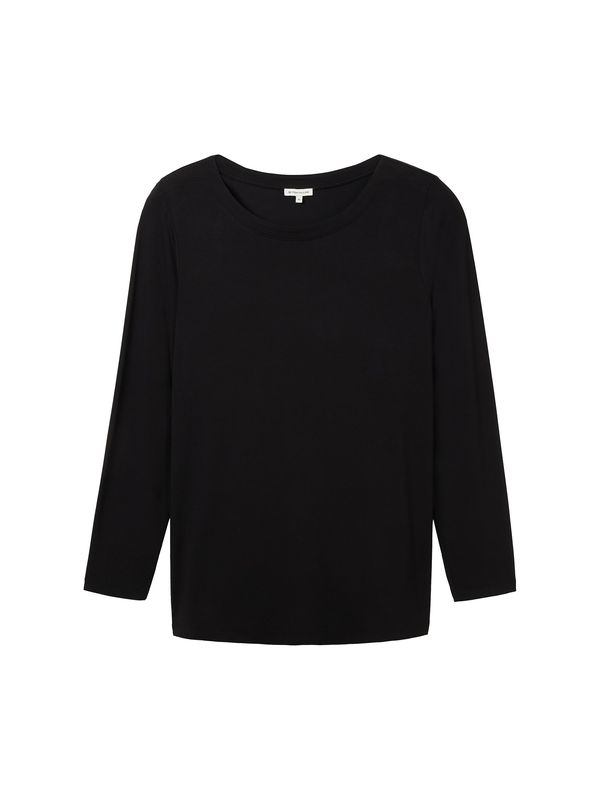 Tom Tailor Women + Tom Tailor Women + Тениска  черно