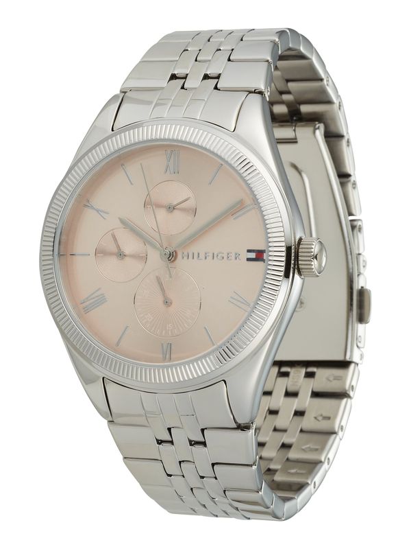 TOMMY HILFIGER TOMMY HILFIGER Аналогов часовник  бледорозово / сребърно