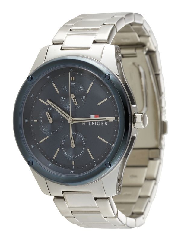 TOMMY HILFIGER TOMMY HILFIGER Аналогов часовник  черно / сребърно