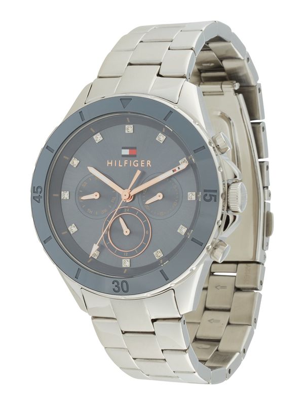 TOMMY HILFIGER TOMMY HILFIGER Аналогов часовник 'MELLIE'  злато / антрацитно черно / сребърно