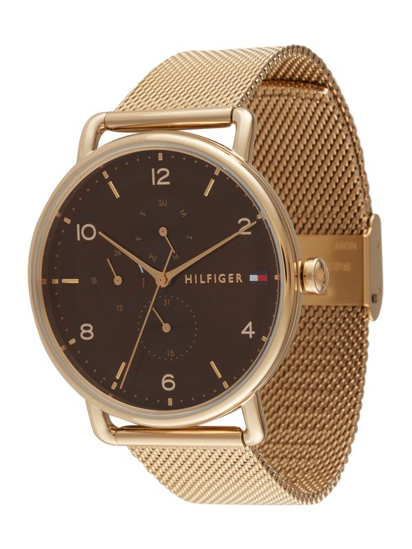 TOMMY HILFIGER TOMMY HILFIGER Аналогов часовник  нейви синьо / злато / червено / черно