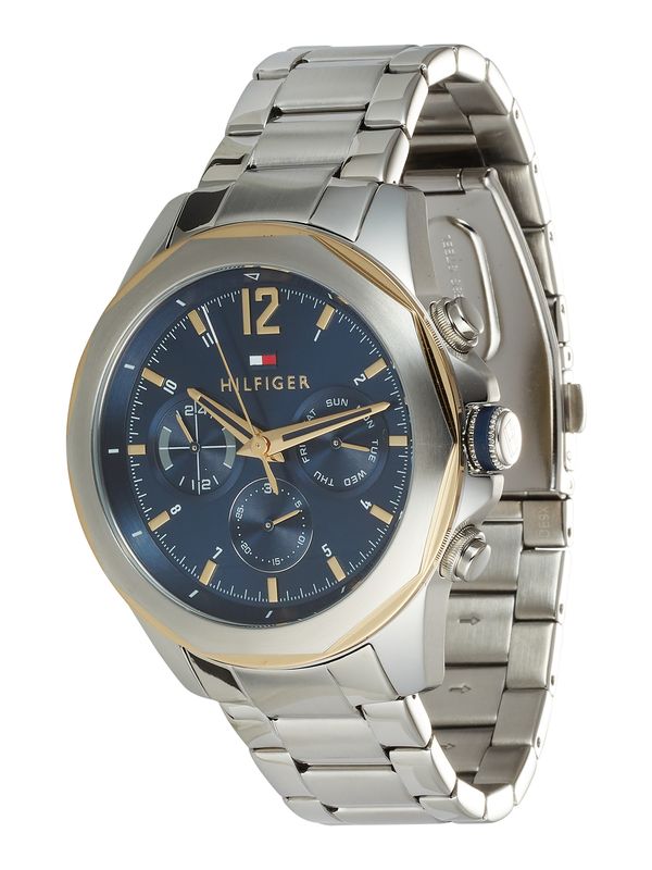 TOMMY HILFIGER TOMMY HILFIGER Аналогов часовник  нейви синьо / злато / сребърно