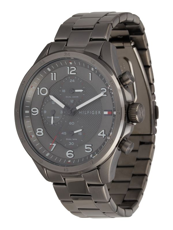 TOMMY HILFIGER TOMMY HILFIGER Аналогов часовник  тъмносиньо / антрацитно черно / червено / бяло