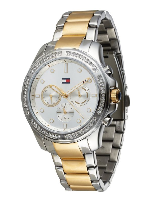 TOMMY HILFIGER TOMMY HILFIGER Аналогов часовник  злато / сребърно