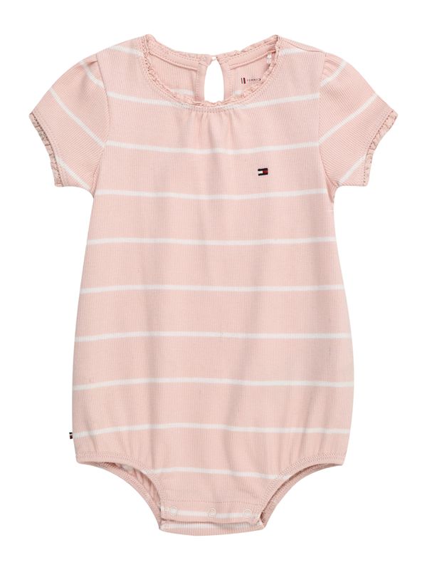 TOMMY HILFIGER TOMMY HILFIGER Бебешки гащеризони/боди  морскосиньо / бледорозово / червено / бяло