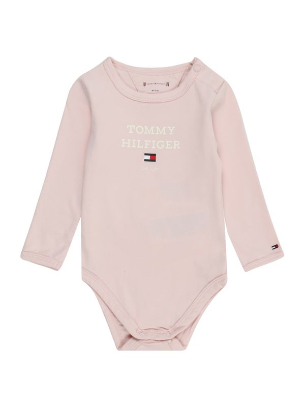 TOMMY HILFIGER TOMMY HILFIGER Бебешки гащеризони/боди  светлорозово / червено / черно / бяло