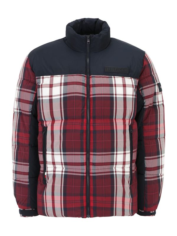 Tommy Hilfiger Big & Tall Tommy Hilfiger Big & Tall Преходно яке 'New York'  нейви синьо / винено червено / бяло