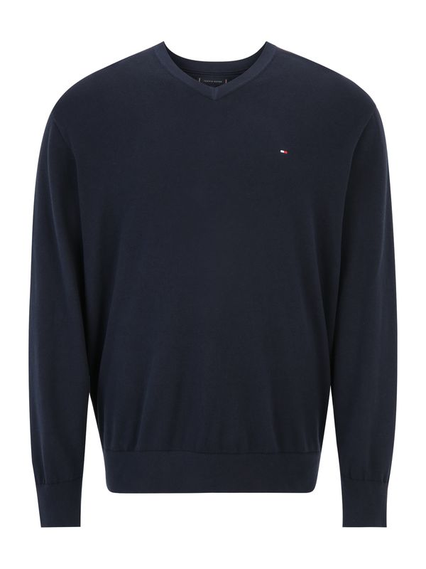 Tommy Hilfiger Big & Tall Tommy Hilfiger Big & Tall Пуловер 'Classic'  морскосиньо / нейви синьо / червено / бяло