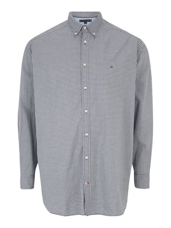 Tommy Hilfiger Big & Tall Tommy Hilfiger Big & Tall Риза  черно / бяло