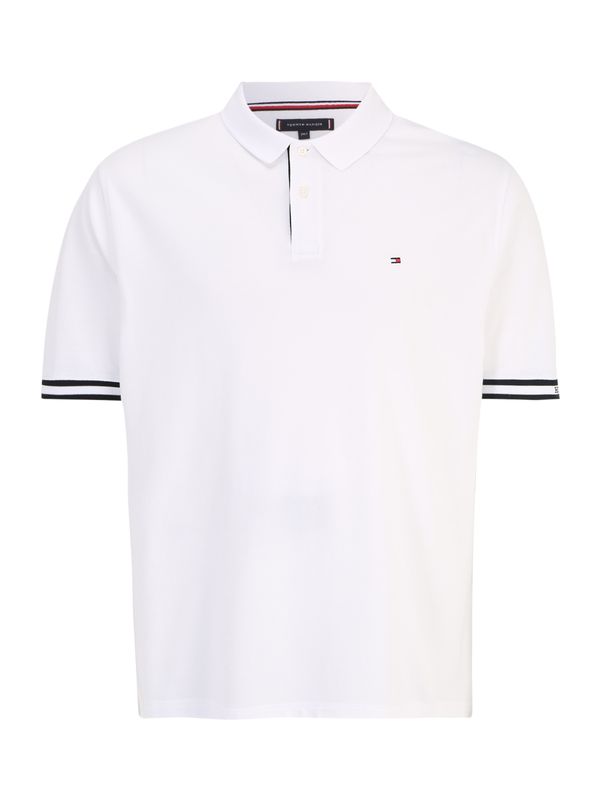 Tommy Hilfiger Big & Tall Tommy Hilfiger Big & Tall Тениска  черно / бяло