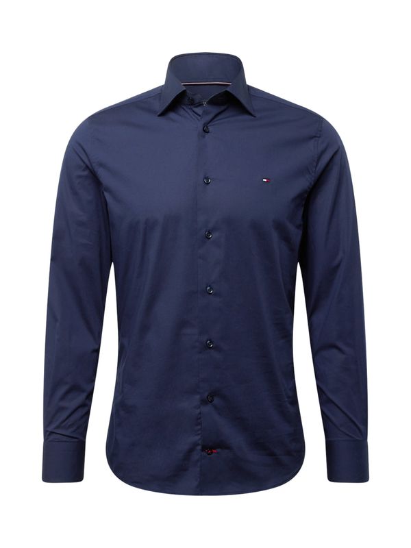 TOMMY HILFIGER TOMMY HILFIGER Бизнес риза 'FLEX'  нейви синьо
