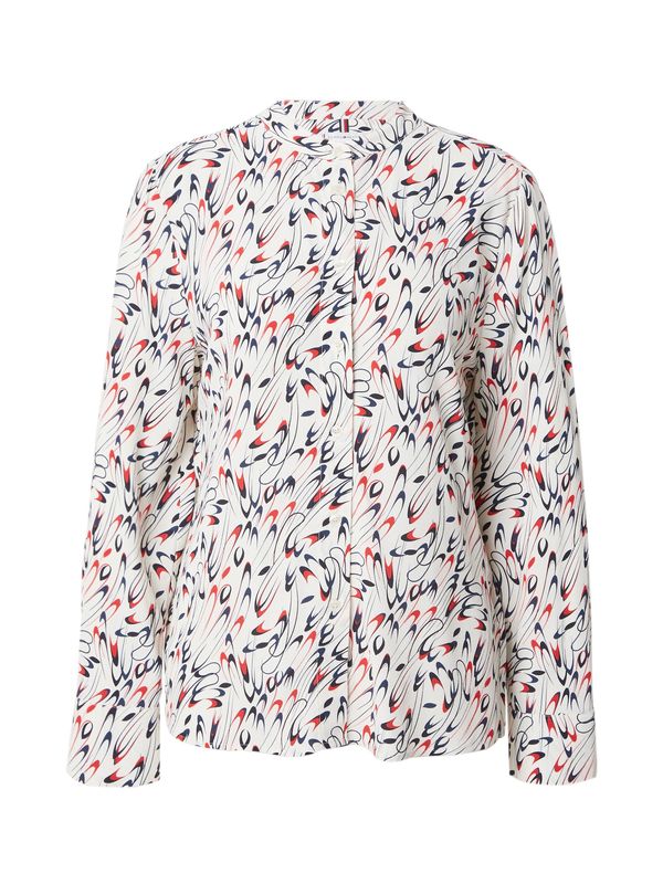 TOMMY HILFIGER TOMMY HILFIGER Блуза  червено / черно / бяло