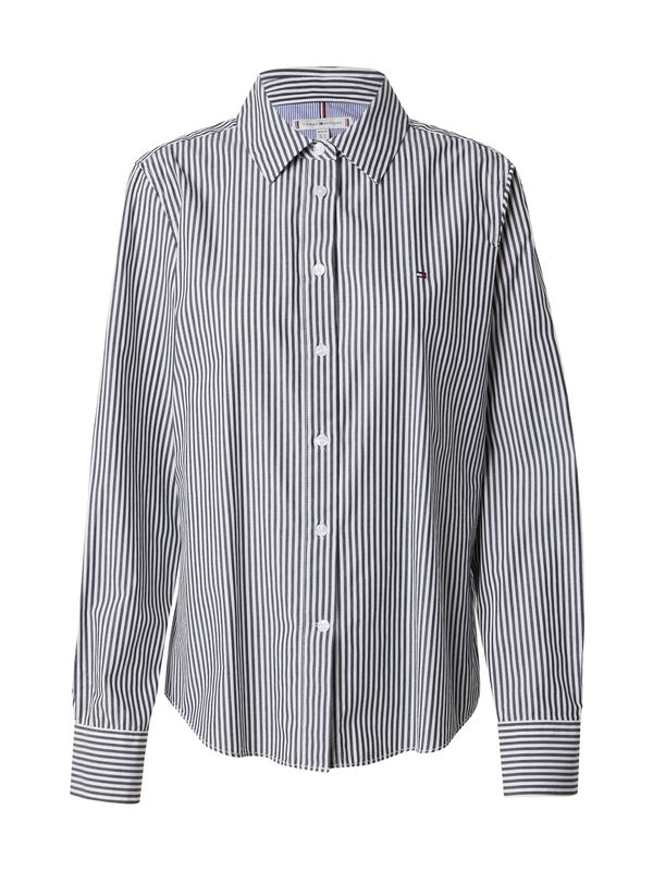 TOMMY HILFIGER TOMMY HILFIGER Блуза 'ESSENTIAL'  нейви синьо / ярко червено / бяло