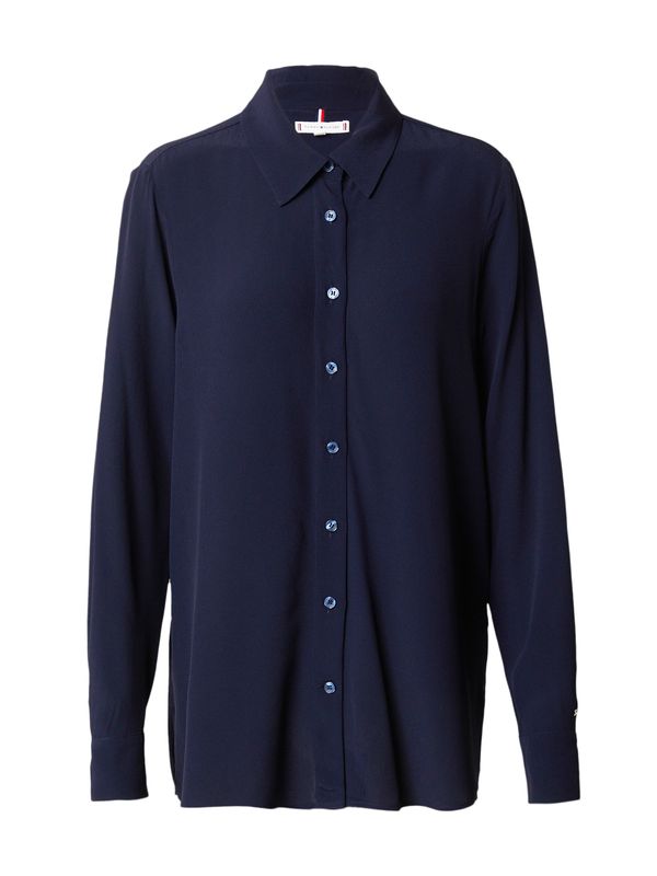 TOMMY HILFIGER TOMMY HILFIGER Блуза 'FLUID'  тъмносиньо