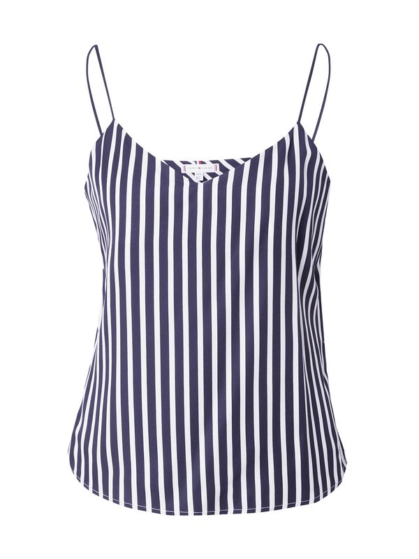 TOMMY HILFIGER TOMMY HILFIGER Блуза  морскосиньо / бяло
