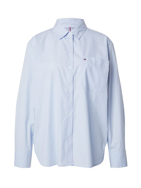 TOMMY HILFIGER TOMMY HILFIGER Блуза  светлосиньо