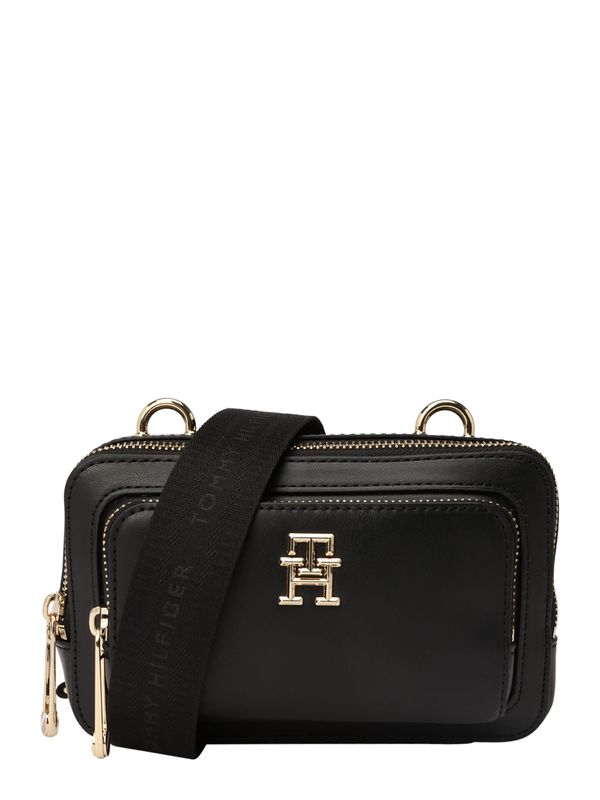 TOMMY HILFIGER TOMMY HILFIGER Чанта с презрамки  черно