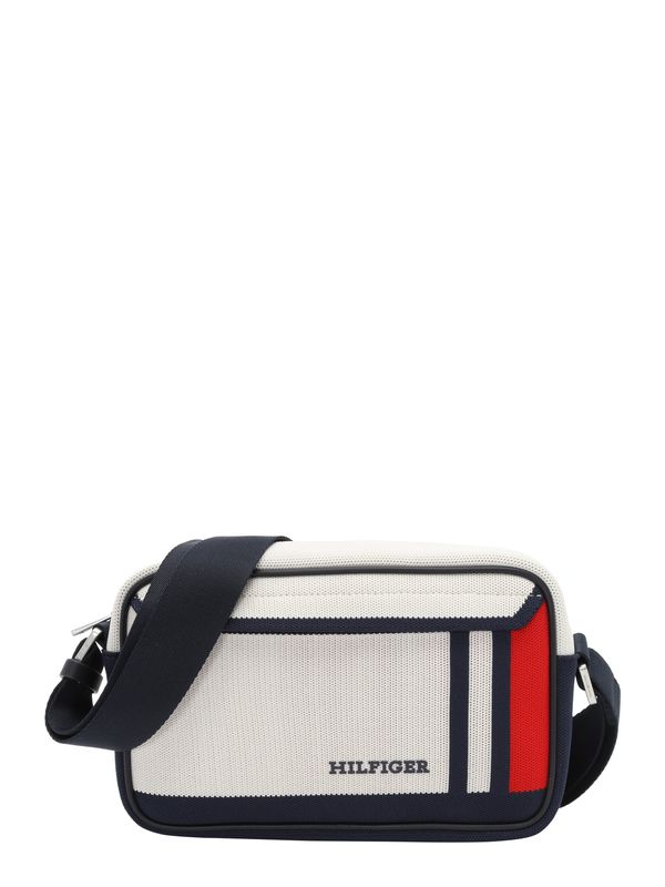 TOMMY HILFIGER TOMMY HILFIGER Чанта с презрамки  кремаво / нейви синьо / червено