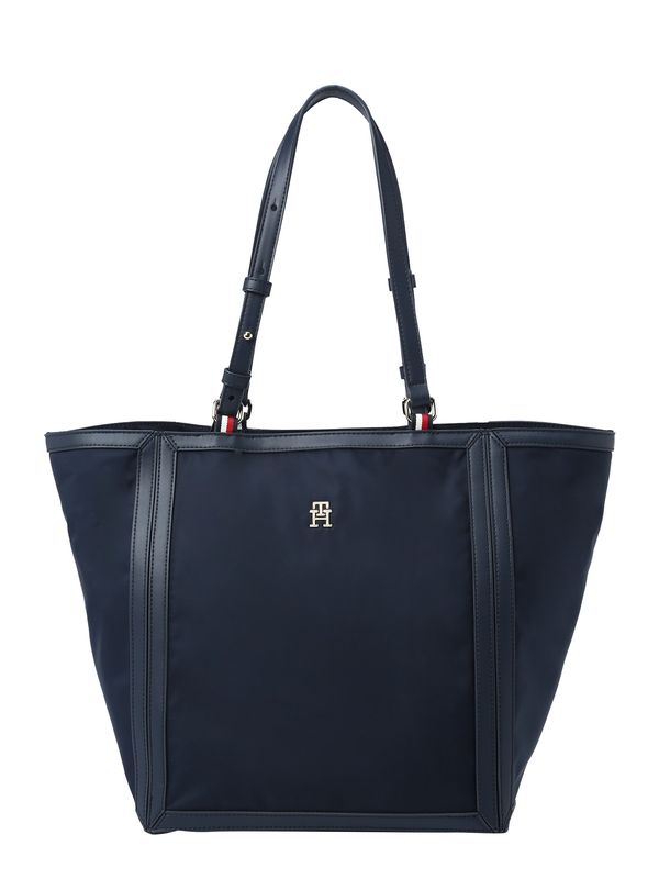 TOMMY HILFIGER TOMMY HILFIGER "Чанта тип ""Shopper""" 'ESSENTIAL'  нейви синьо / злато