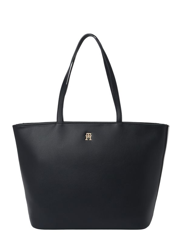 TOMMY HILFIGER TOMMY HILFIGER "Чанта тип ""Shopper""" 'Essential'  нейви синьо / злато / червено / бяло