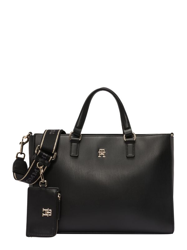 TOMMY HILFIGER TOMMY HILFIGER "Чанта тип ""Shopper""" 'JOY'  злато / черно