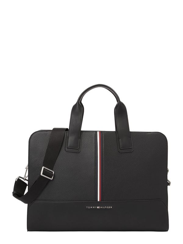 TOMMY HILFIGER TOMMY HILFIGER Чанта за документи  алено / черно / бяло