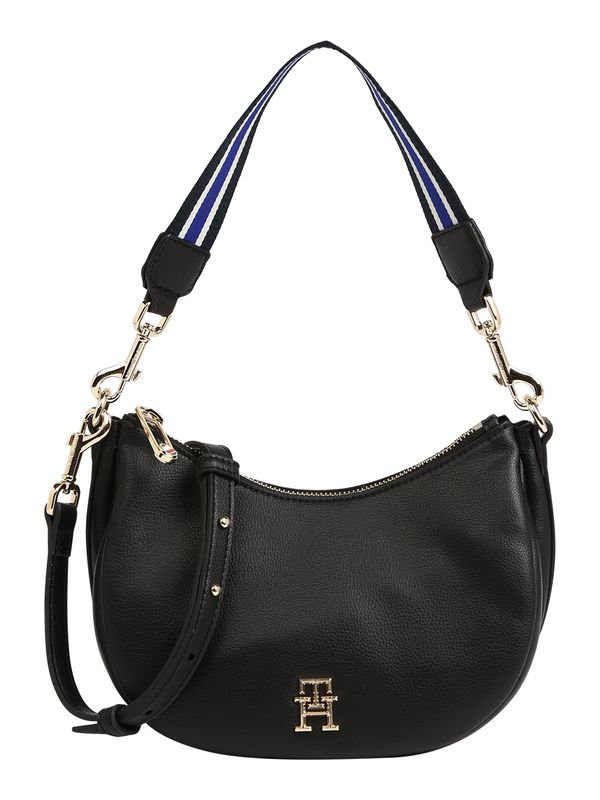 TOMMY HILFIGER TOMMY HILFIGER Чанта за през рамо  кралско синьо / черно / бяло