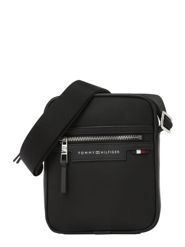 TOMMY HILFIGER TOMMY HILFIGER Чанта за през рамо тип преметка  черно