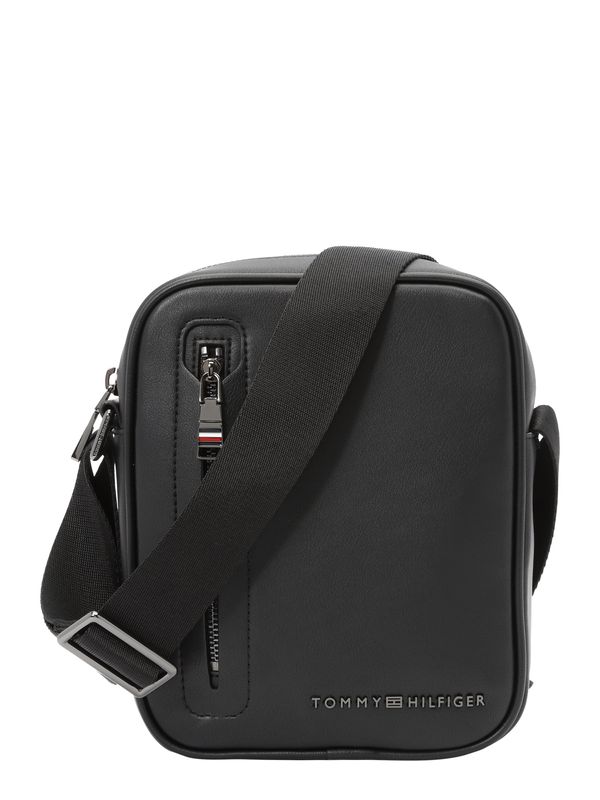 TOMMY HILFIGER TOMMY HILFIGER Чанта за през рамо тип преметка  черно