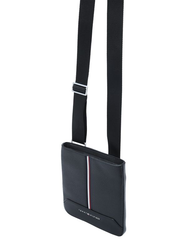 TOMMY HILFIGER TOMMY HILFIGER Чанта за през рамо тип преметка  нейви синьо / тъмночервено / черно / бяло