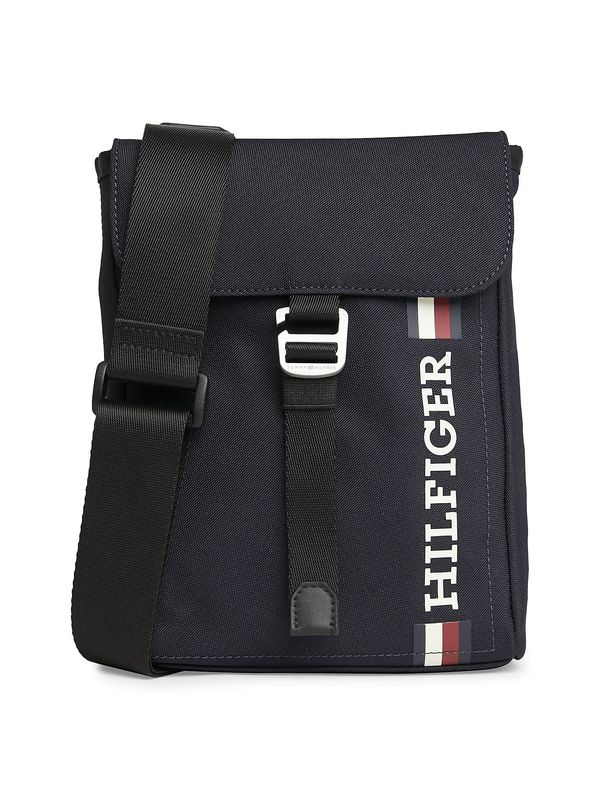 TOMMY HILFIGER TOMMY HILFIGER Чанта за през рамо тип преметка  тъмносиньо / алено / черно / бяло