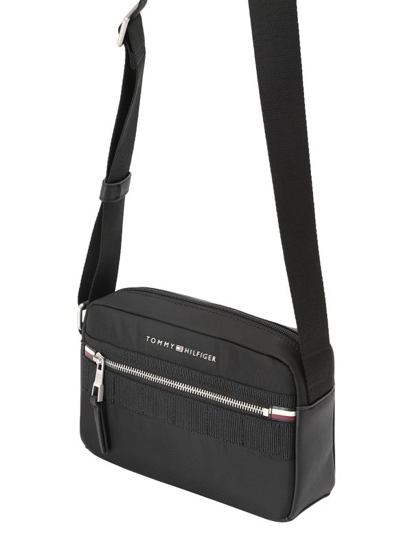 TOMMY HILFIGER TOMMY HILFIGER Чанта за през рамо тип преметка  тъмносиньо / тъмночервено / черно / бяло