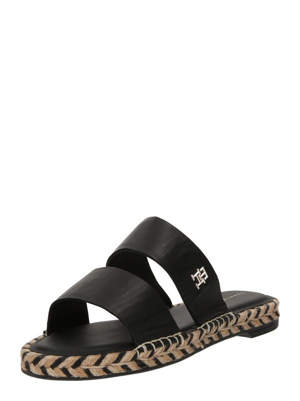 TOMMY HILFIGER TOMMY HILFIGER Чехли  черно / бяло