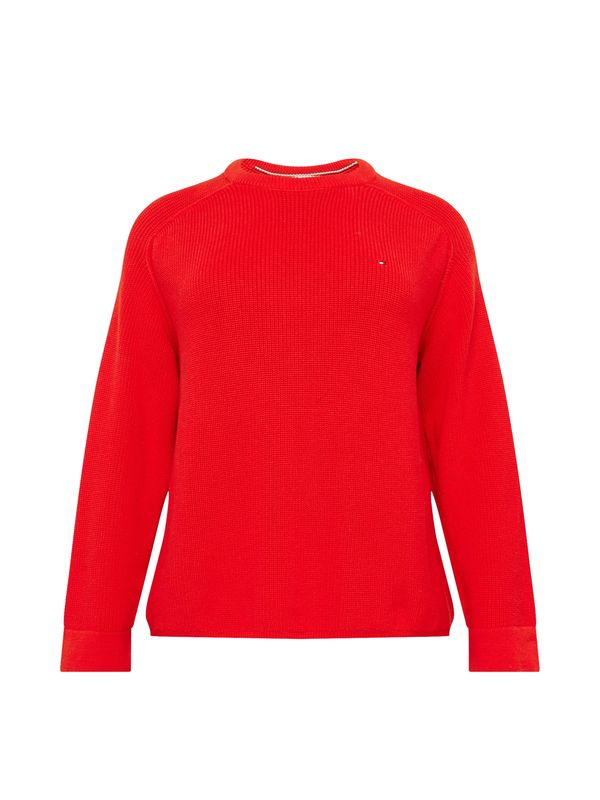 Tommy Hilfiger Curve Tommy Hilfiger Curve Пуловер  морскосиньо / алено / бяло