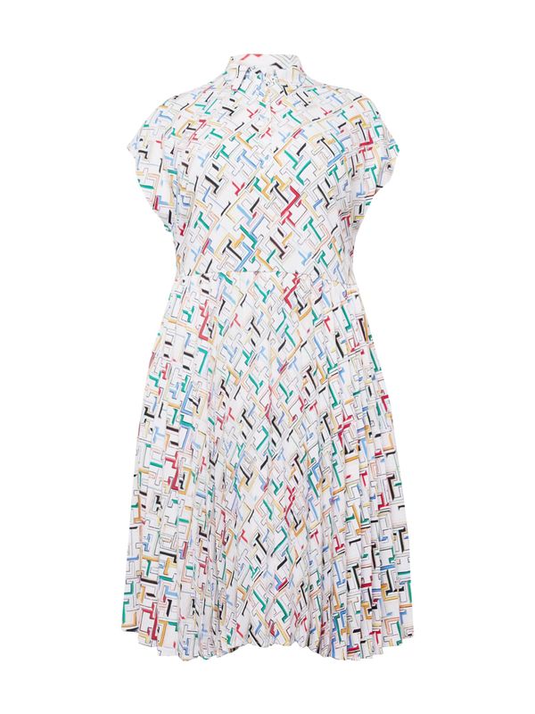 Tommy Hilfiger Curve Tommy Hilfiger Curve Рокля тип риза  нейви синьо / светлосиньо / червено / бяло