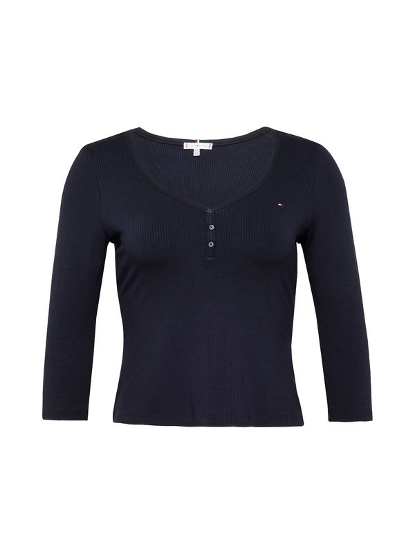 Tommy Hilfiger Curve Tommy Hilfiger Curve Тениска 'Essential'  нощно синьо