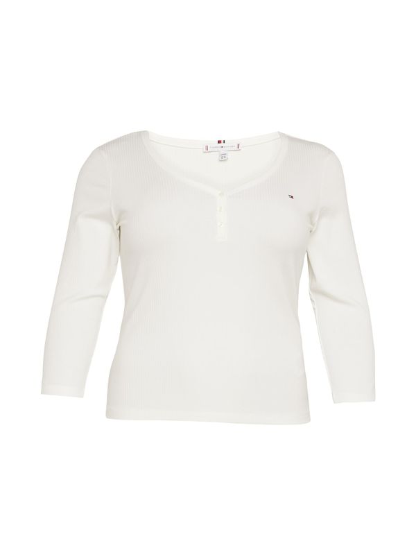 Tommy Hilfiger Curve Tommy Hilfiger Curve Тениска 'Essential'  светлобежово