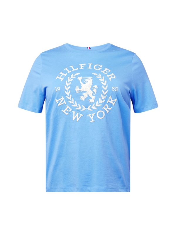 Tommy Hilfiger Curve Tommy Hilfiger Curve Тениска  светлосиньо / бяло