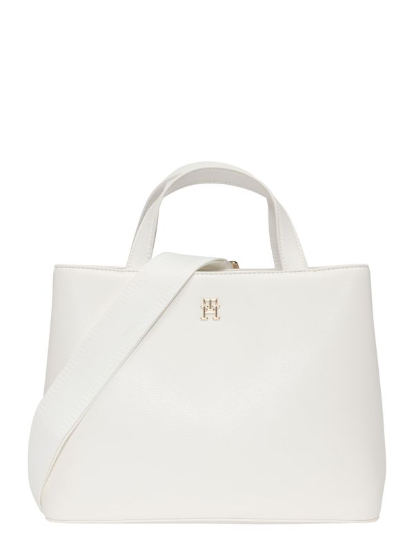 TOMMY HILFIGER TOMMY HILFIGER Дамска чанта 'Essential'  червено / черно / бяло