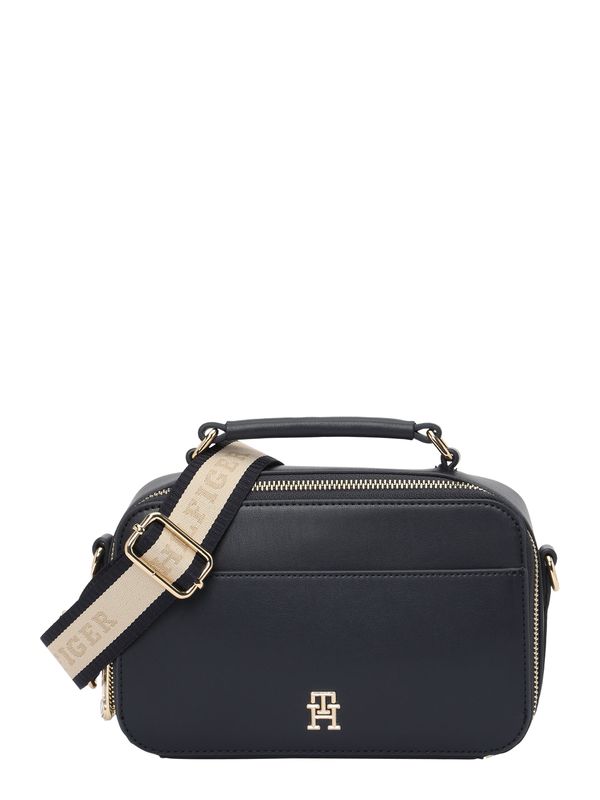 TOMMY HILFIGER TOMMY HILFIGER Дамска чанта 'Iconic'  бежово / нощно синьо