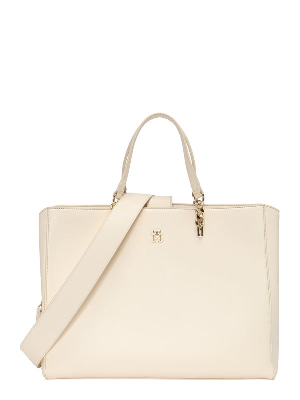 TOMMY HILFIGER TOMMY HILFIGER Дамска чанта  кремаво / злато