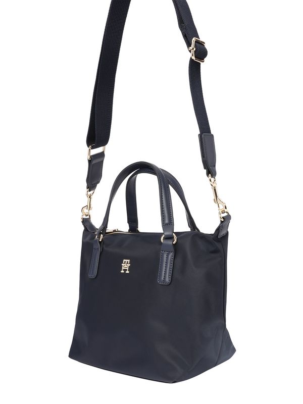 TOMMY HILFIGER TOMMY HILFIGER Дамска чанта 'Poppy'  тъмносиньо / сребърно