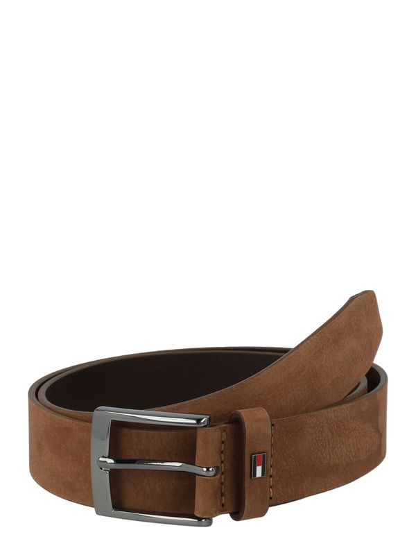 TOMMY HILFIGER TOMMY HILFIGER Колан 'Adan'  нейви синьо / кафяво / червено / мръсно бяло